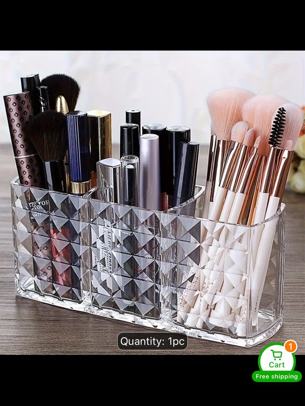 Clear Acrylic Makeup Storage Box